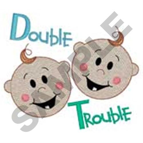 Double Trouble Machine Embroidery Design