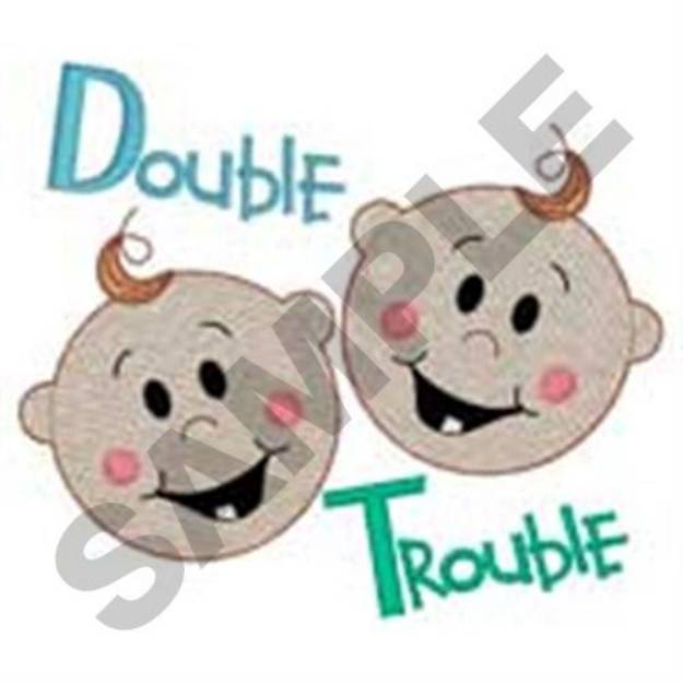 Picture of Double Trouble Machine Embroidery Design