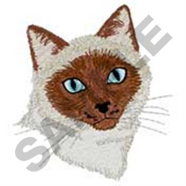 Picture of Siamese Cat Machine Embroidery Design