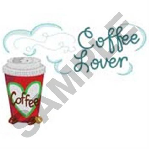 Picture of Coffee Lover Pocket Topper Machine Embroidery Design