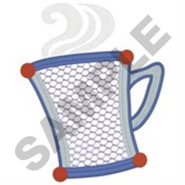 Picture of Coffee Cup Applique Machine Embroidery Design