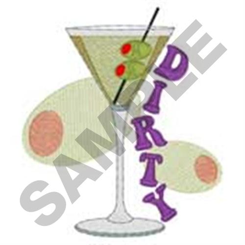 Dirty Martinis Machine Embroidery Design
