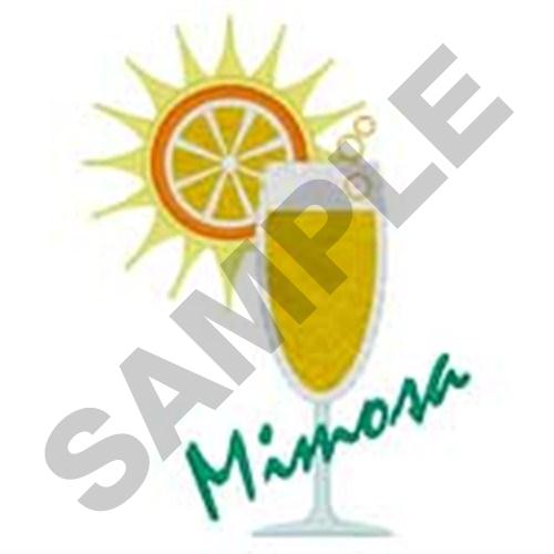 Mimosa Machine Embroidery Design