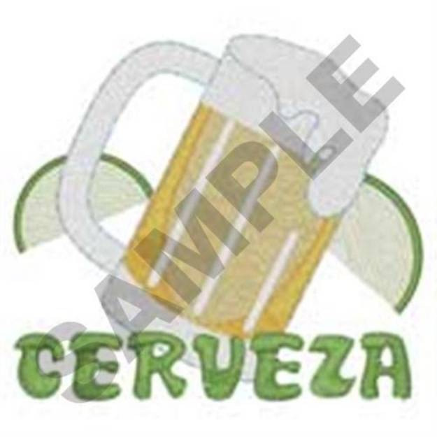Picture of Cerveza Machine Embroidery Design