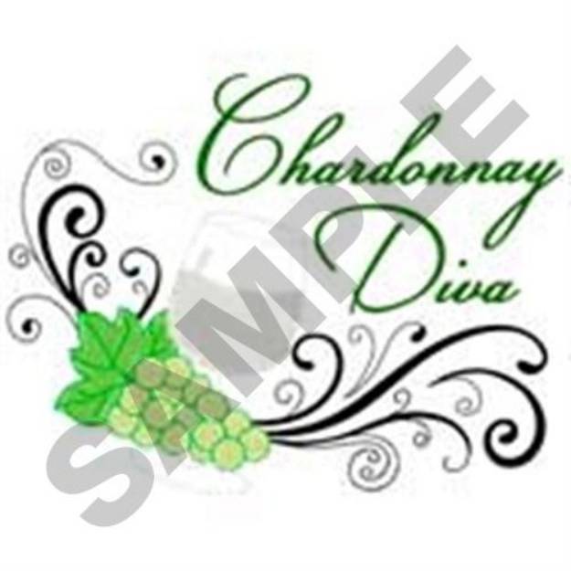 Picture of Chardonnay Diva Machine Embroidery Design