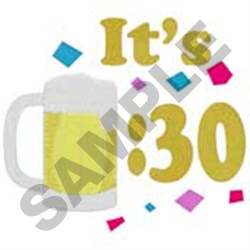 Its Beer:30 Machine Embroidery Design