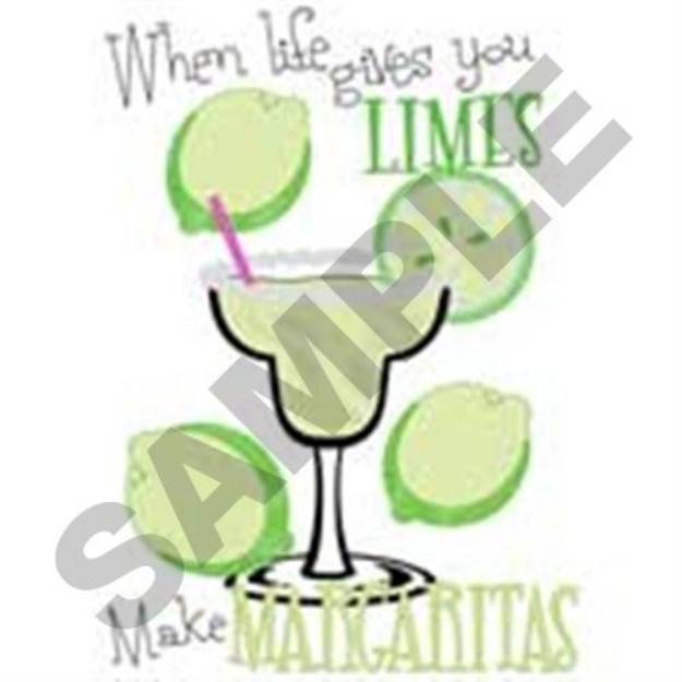 Picture of When Life Gives You Limes Machine Embroidery Design