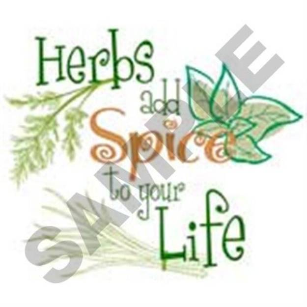 Picture of Herbs Add Spice Machine Embroidery Design