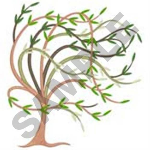 Picture of Weeping Willow Machine Embroidery Design