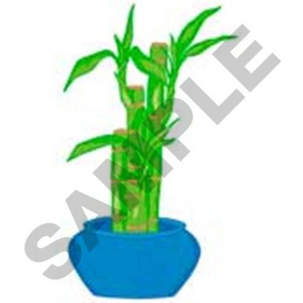 Picture of Lucky Bamboo Machine Embroidery Design