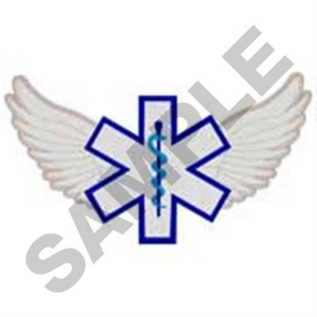 Picture of Angels In Blue Machine Embroidery Design