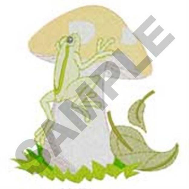 Picture of Mushroom & Frog Machine Embroidery Design