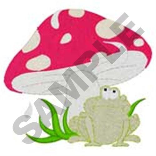 Mushroom & Toad Machine Embroidery Design