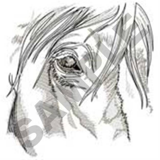 Picture of Horse Face Machine Embroidery Design