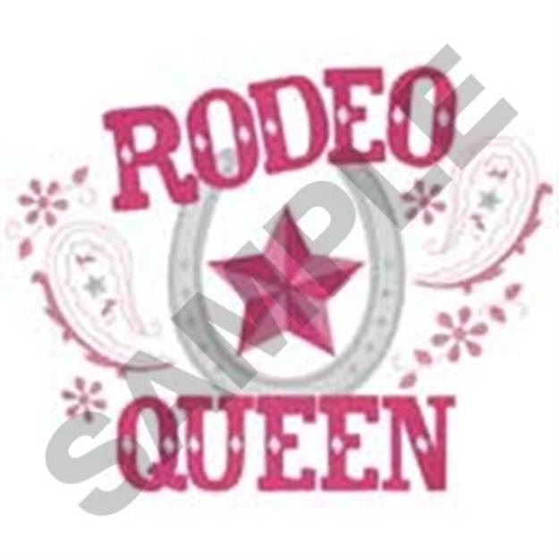 Picture of Rodeo Queen Machine Embroidery Design