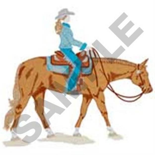Picture of Western Rider Machine Embroidery Design