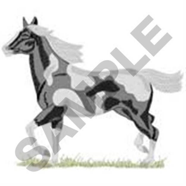Picture of Pinto Horse Machine Embroidery Design