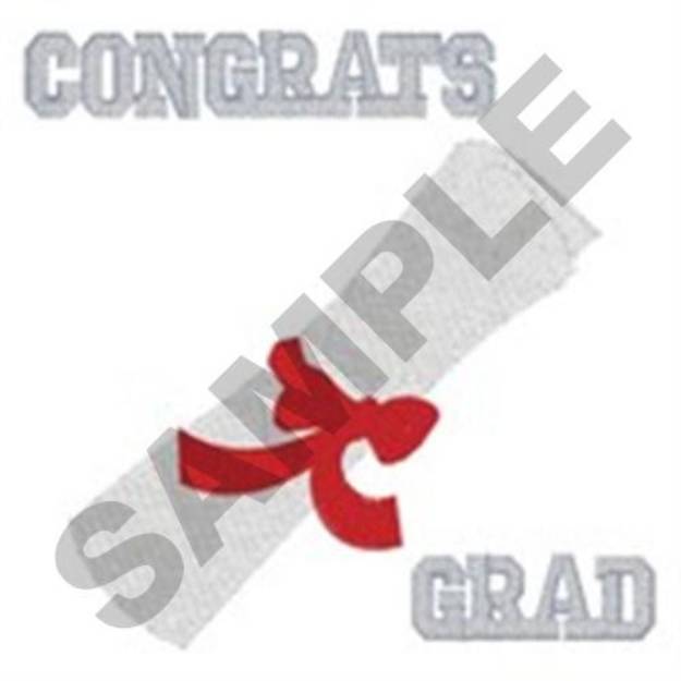 Picture of Congrats Grad Machine Embroidery Design