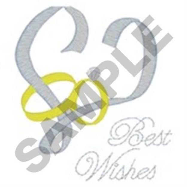 Picture of Best Wishes Machine Embroidery Design