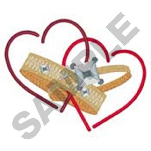 Picture of Marriage Bands Machine Embroidery Design