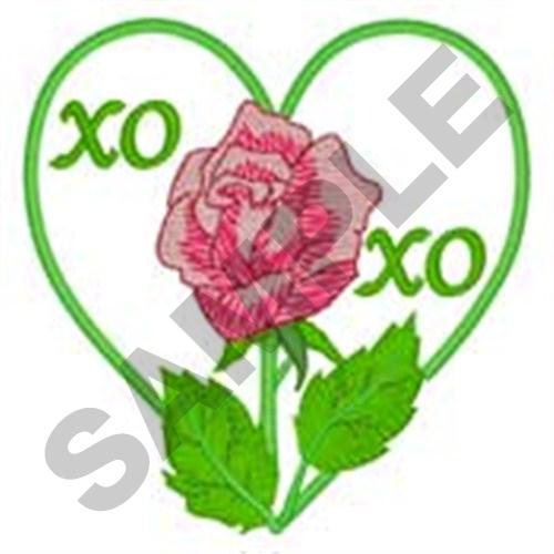 Valentines XO Machine Embroidery Design