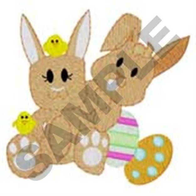 Picture of Easter Friends Machine Embroidery Design