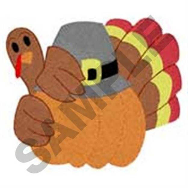 Picture of Hiding Turkey Machine Embroidery Design