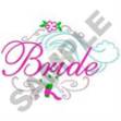 Picture of Bride Swirl Machine Embroidery Design