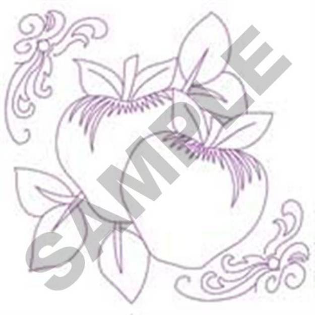 Picture of Apples Quilt Machine Embroidery Design