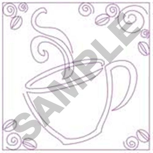 Coffee Quilt Machine Embroidery Design