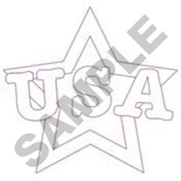 Picture of U S A Quilt Machine Embroidery Design