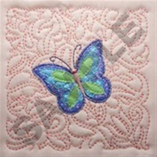 Picture of Butterfly Quilt Machine Embroidery Design