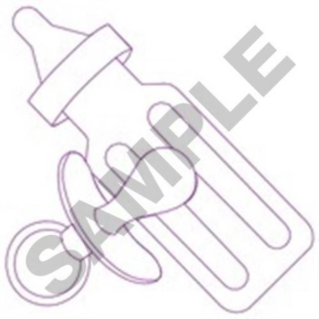 Picture of Bottle Quilt Machine Embroidery Design