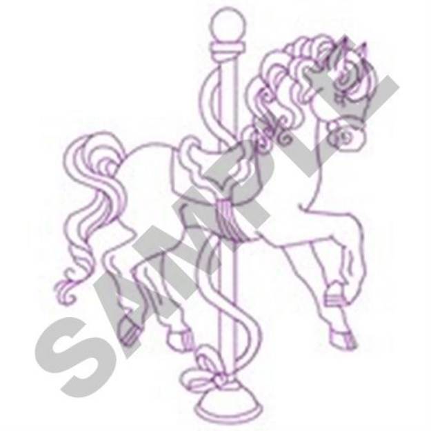 Picture of Carousel Quilt Machine Embroidery Design