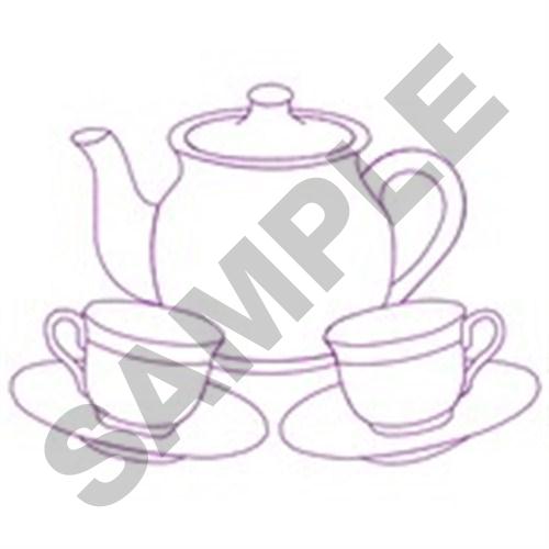 Tea Quilt Machine Embroidery Design