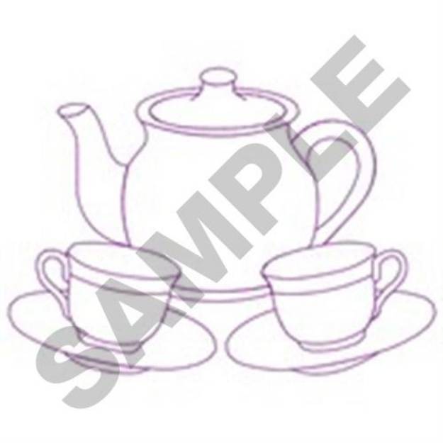 Picture of Tea Quilt Machine Embroidery Design