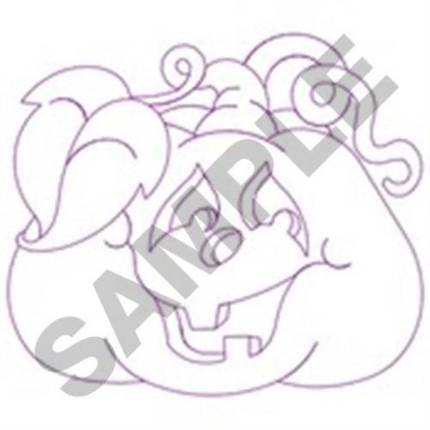 Picture of Pumpkin Quilt Machine Embroidery Design
