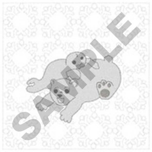 Picture of Polar Bear Seal Quilt Machine Embroidery Design