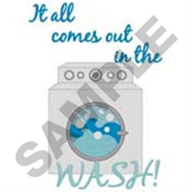 Picture of In the Wash Machine Embroidery Design