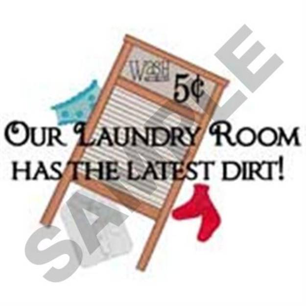 Picture of Laundry Room Machine Embroidery Design