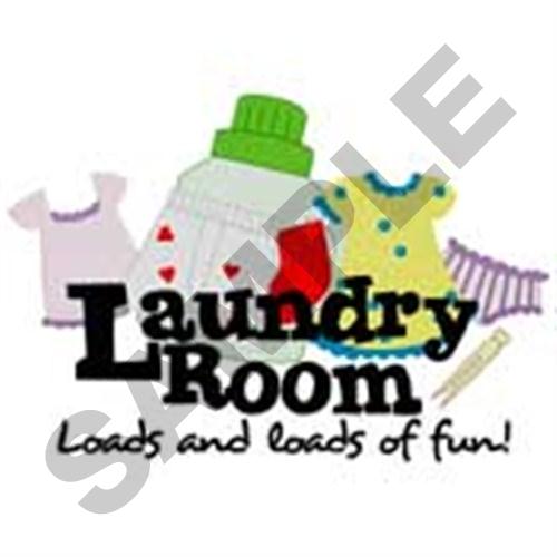 Laundry Room Machine Embroidery Design