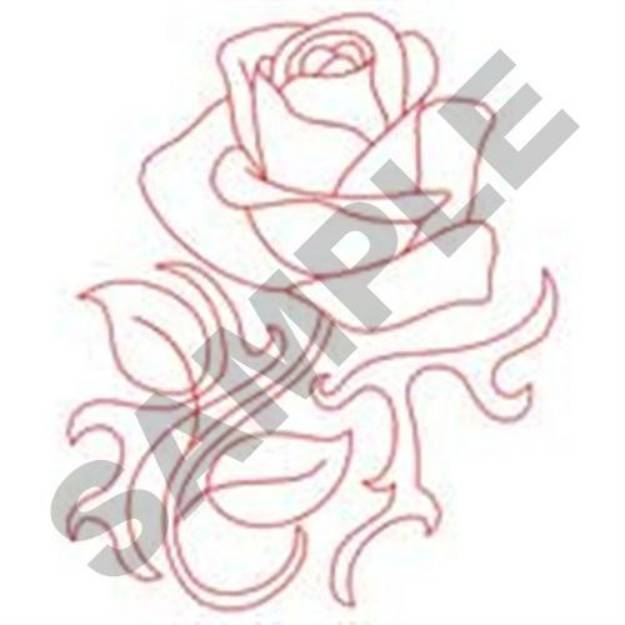 Picture of Tribal Rose Machine Embroidery Design