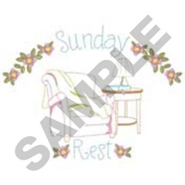Picture of Sunday Rest Machine Embroidery Design