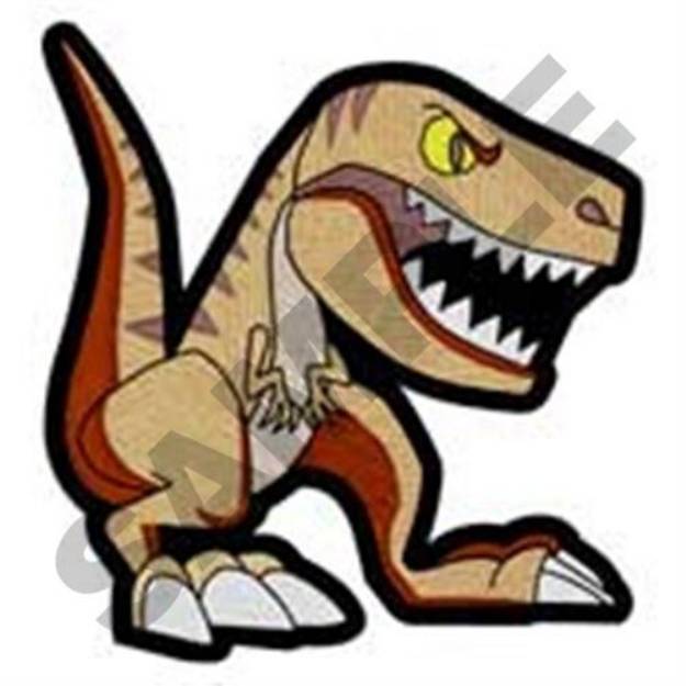 Picture of T-Rex Dino Machine Embroidery Design