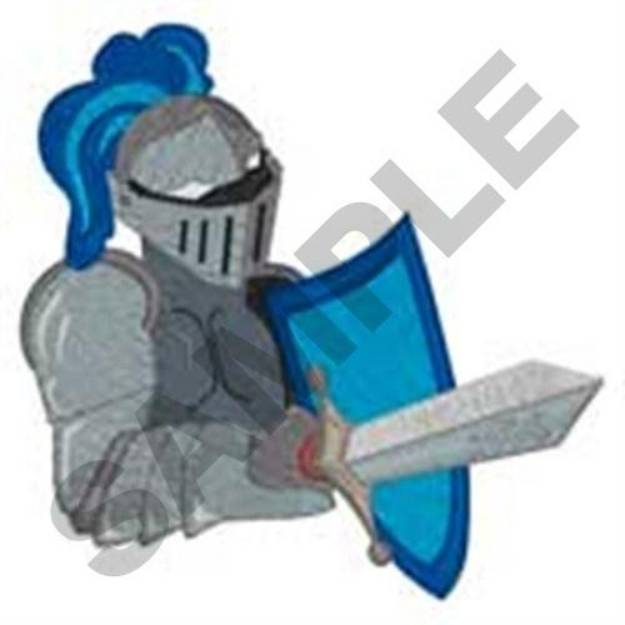 Picture of Knights Soldier Machine Embroidery Design