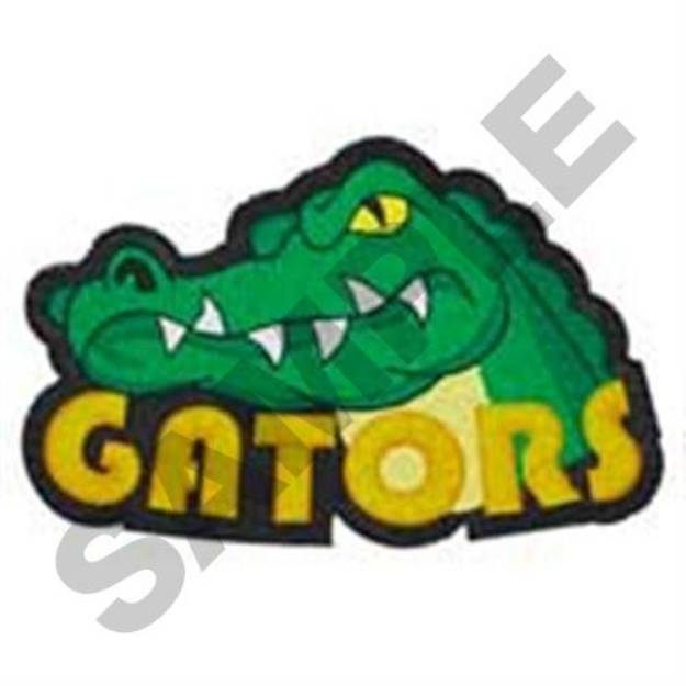 Picture of Gators Head Machine Embroidery Design