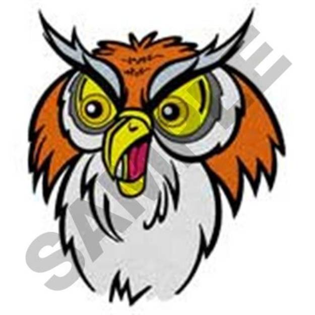 Picture of Owls Head Machine Embroidery Design