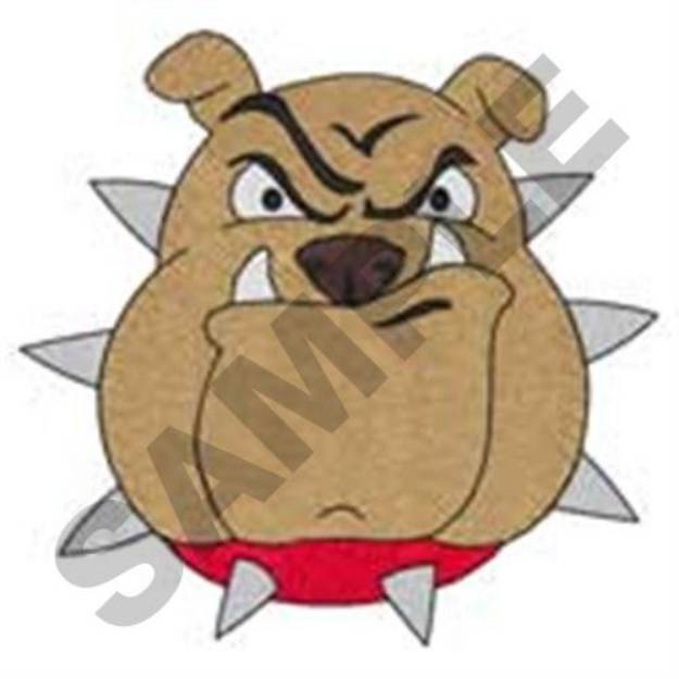 Picture of Bulldog Mascot Machine Embroidery Design