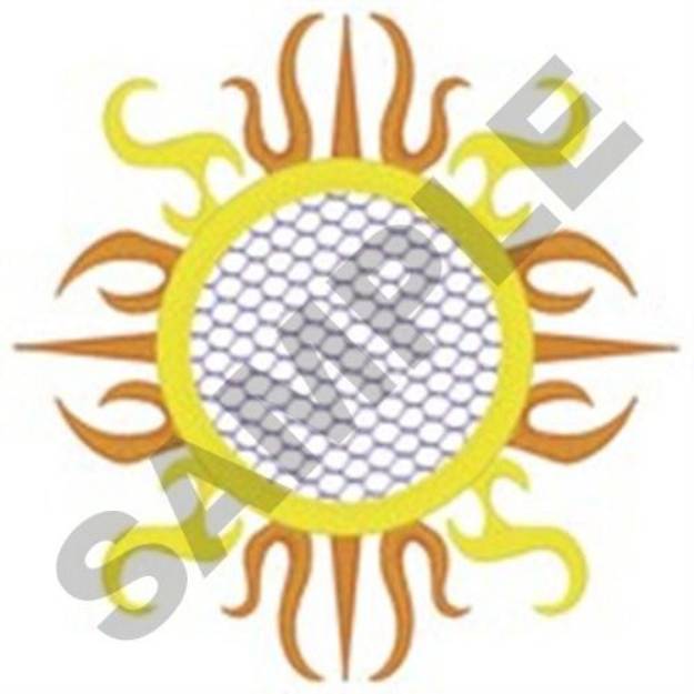 Picture of Sun Applique Machine Embroidery Design