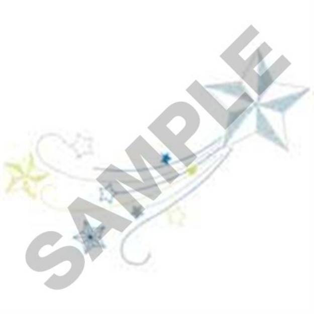Picture of Shooting Star Machine Embroidery Design